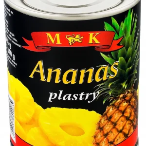 Ananas plastry 580ml/565g/340g 24szt./k. MK