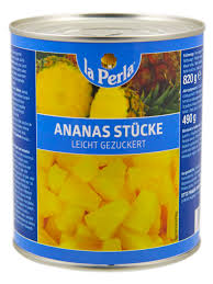 Ananas kostka 3100ml/3035g/1840g 6szt. La Perla