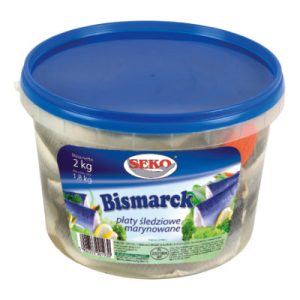 Płaty śledziowe bismarck marynowane 3000g/2000g Sekoo