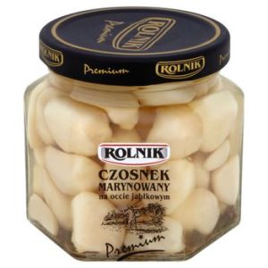 Czosnek marynowany 212ml/200g/105g 6szt. Rolnik