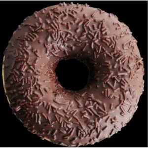 Donut z nadzieniem czekoladowym TS 71g 12szt. La Lorraine