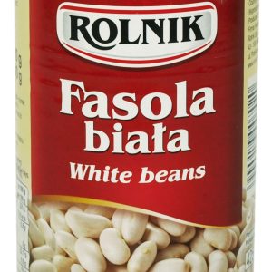 Fasola biała 425ml/400g/240g 12szt. Rolnik