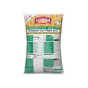 Frytki proste Fast Ready 10x10 2500g 4szt. Lutosa