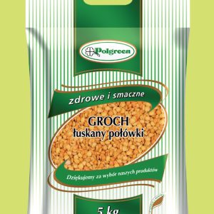 Groch łuskany połówki 5000g Polgreen