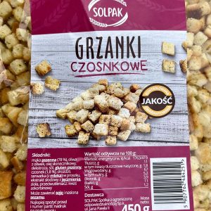 Grzanki czosnkowe 450g 6szt. Solpak