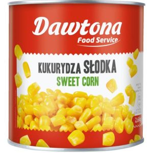 Kukurydza konserwowa słodka 2600g/1650g Dawtona