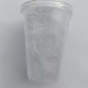 Lód w kostkach kubek dwupak 200g 15szt/k Gastro Gass