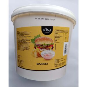 Majonez 50% 5000g wiadro BONA