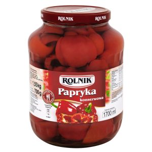 Papryka ćwiartki 1700ml/1550g/700g 6szt. Rolnik