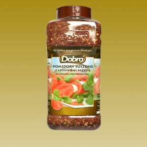 Pomidory + czosnek + bazylia 650g Floramex