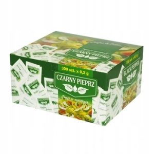Pieprz czarny saszetki 300x0,2g 24opak. Rolnik.