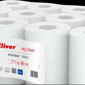 Ręczniki 65mm extra białe 12szt. Gabi-Plast