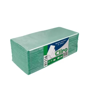 Ręczniki składane zielone ZZ 200szt. Gabi-Plast