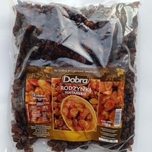 Rodzynki sułtańskie ciemne 1000g Floramex