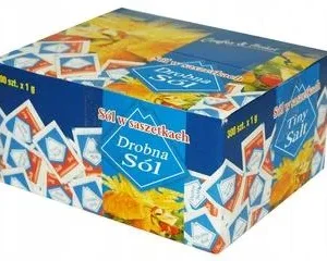 Sól drobna saszetki 300x1g 24opak. Rolnik