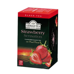 Herbata czarna Ahmad Strawberry Sensation truskawkowa 6x20tb.