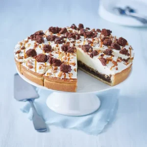 Ciasto biała czekolad z owocami leśnymi 1400g 4szt. Vandemoortele