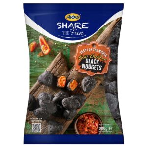 Chili Cheddar Black Nuggets 5x1000g Aviko