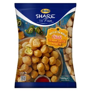 Chili Cheddar Cheese Nuggets 5x1000g Aviko