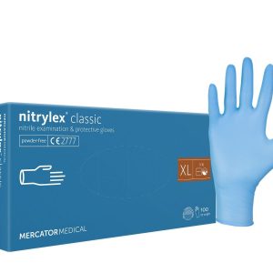Rękawice Nitrylex XL niebieskie 100szt. Gabi-Plast