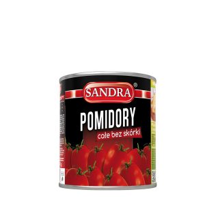 Pomidory całe B/S 2650ml/1530g 6szt. Sandra