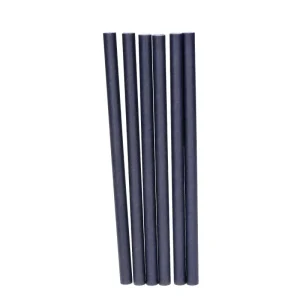 ECO słomki papierowe shake czarne 150szt. Gabi-Plast